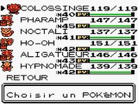 une photo d'Ã©cran de Pokemon Or sur Nintendo Game Boy Color